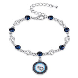 Gamedays Gear NFL Two Tone Crystal Bangle Bracelet B012 - 1031