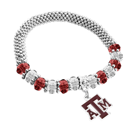 NCAA 2-Tone Bangle Bracelet - Gamedays Gear - Alabama Crimson Tide