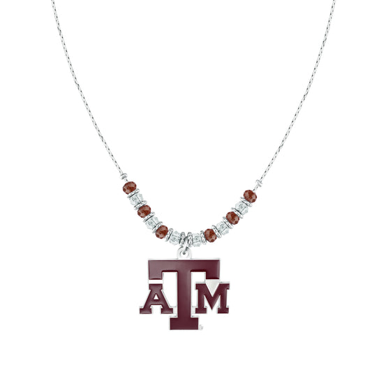 NCAA Beaded Cobra Chain Necklace - Gamedays Gear - Alabama Crimson Tide