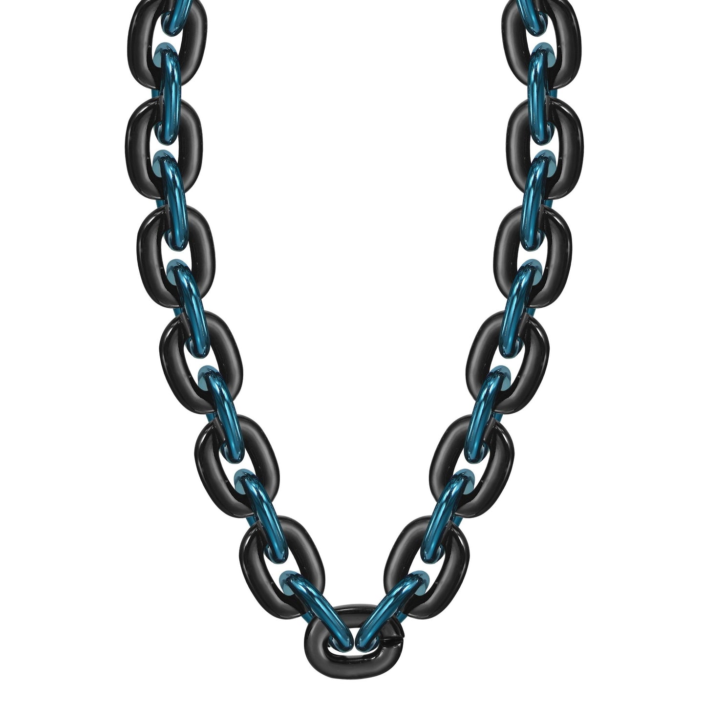 Jumbo Fan Chain Necklace - Gamedays Gear - Black / Navy