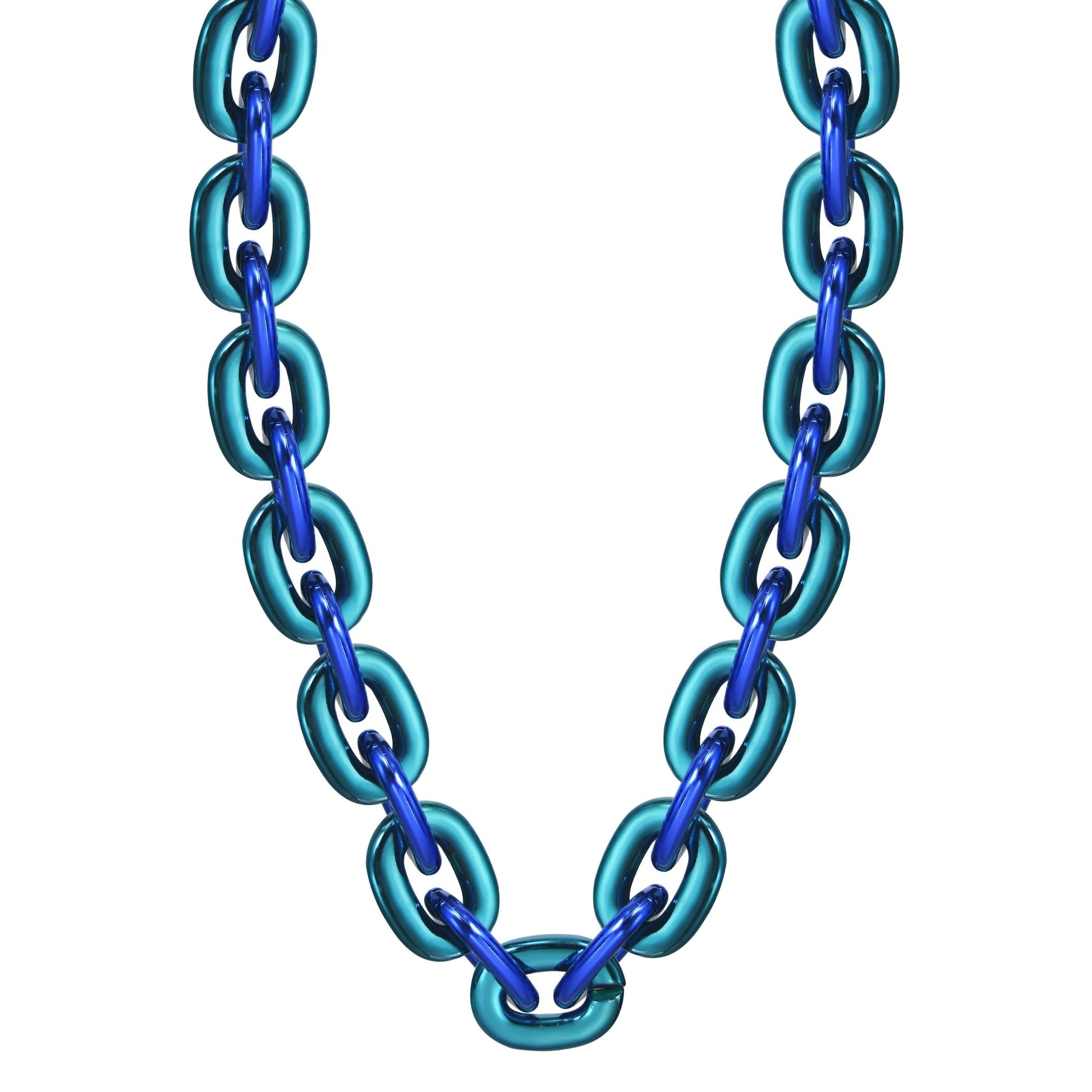 Jumbo Fan Chain Necklace - Gamedays Gear - Navy / Royal