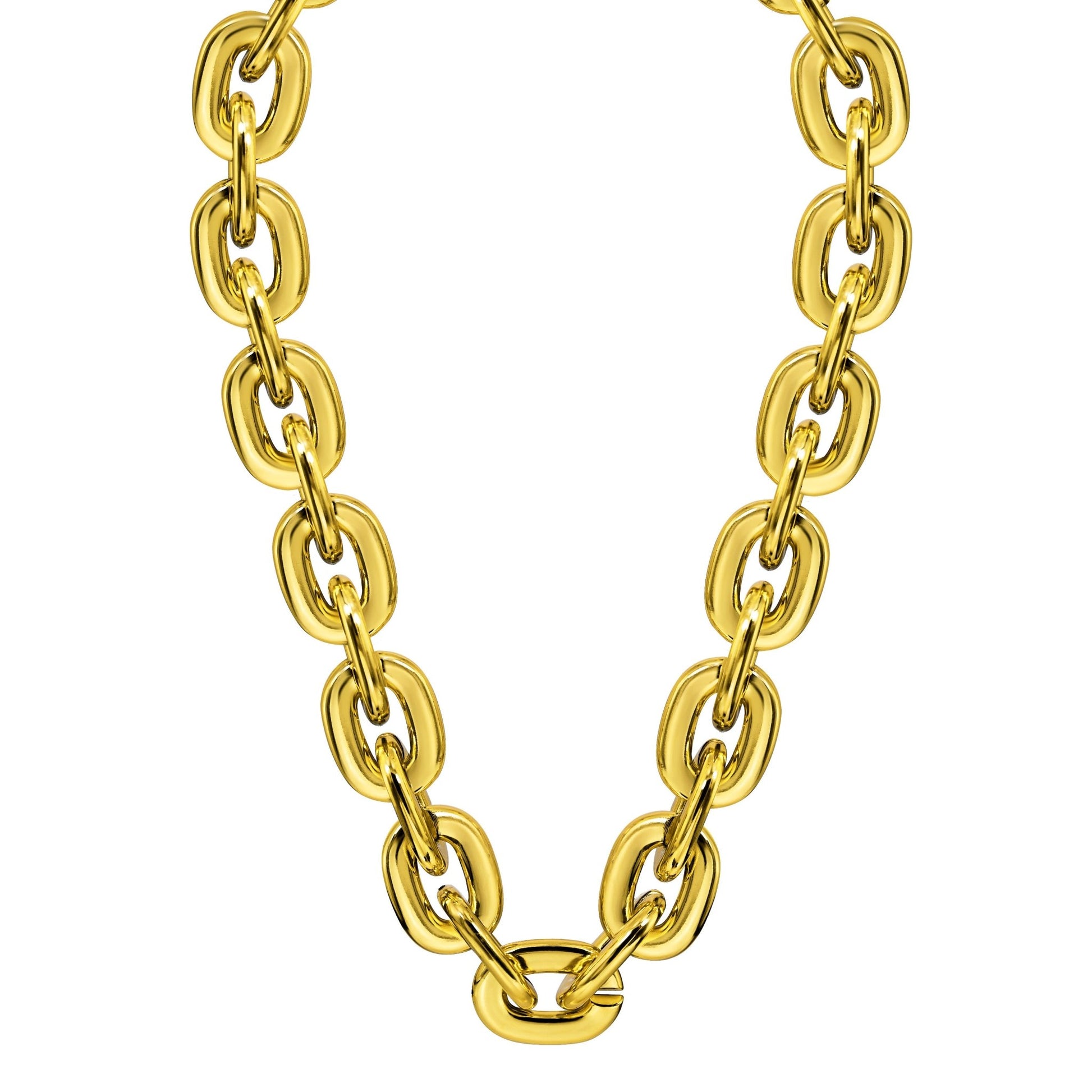 Jumbo Fan Chain Necklace - Gamedays Gear - Gold