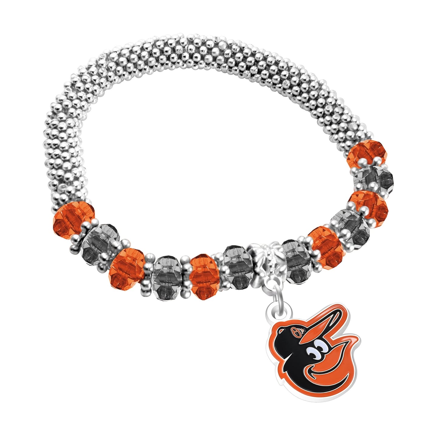 MLB 2-Tone Bangle Bracelet - Gamedays Gear - Baltimore Orioles