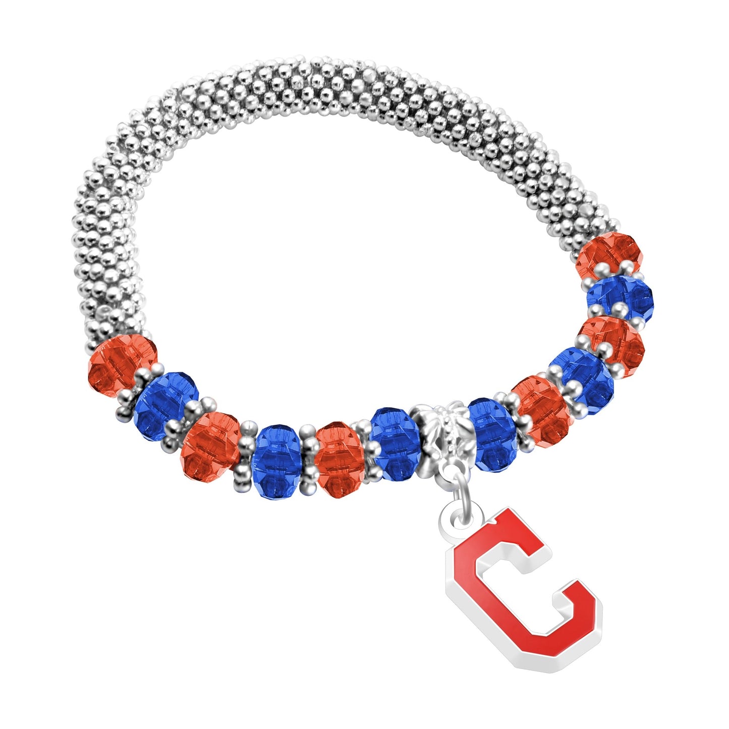 MLB 2-Tone Bangle Bracelet - Gamedays Gear - Cleveland Guardians