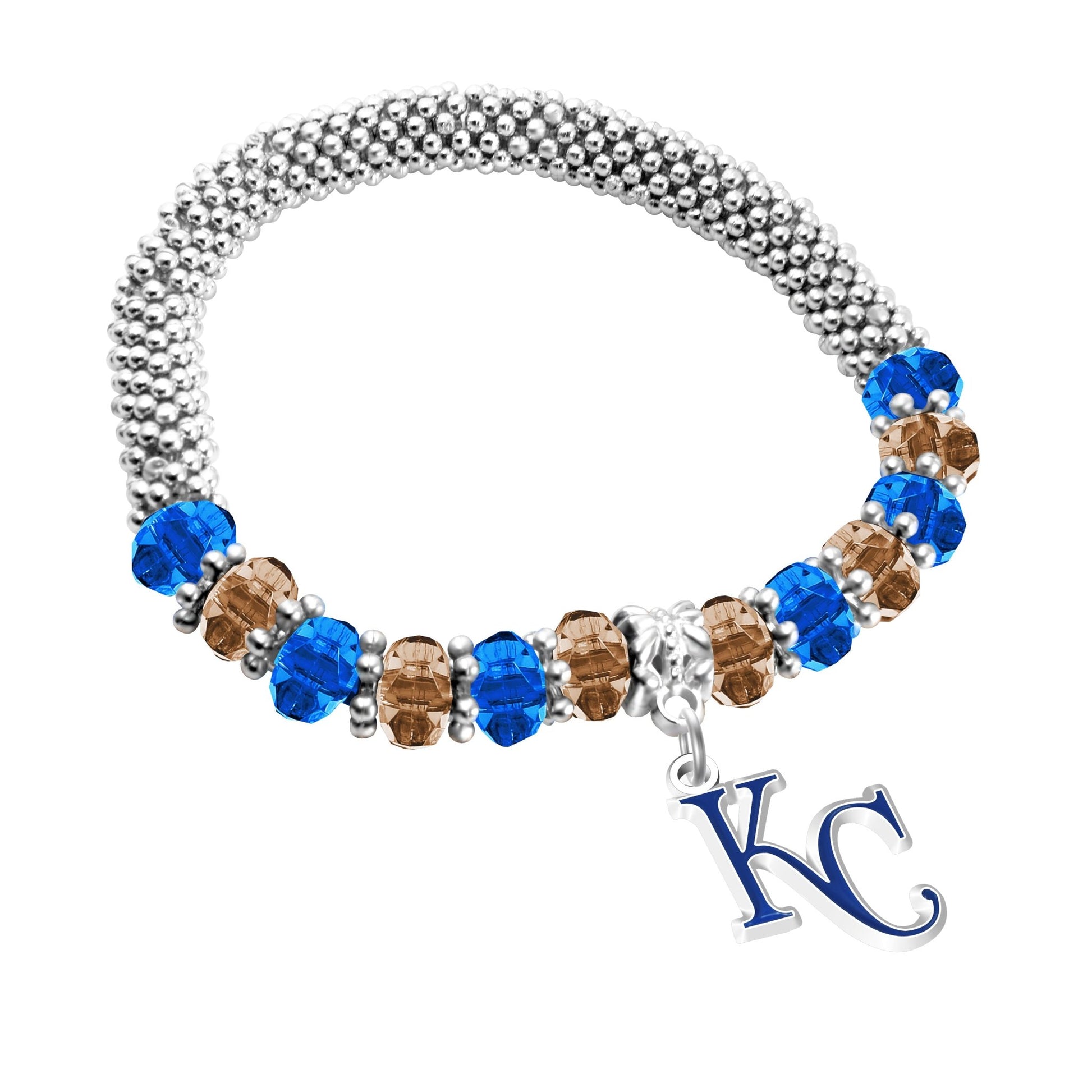 MLB 2-Tone Bangle Bracelet - Gamedays Gear - Kansas City Royals