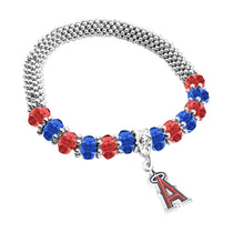 Los Angeles Angels 2-Tone Bangle Bracelet