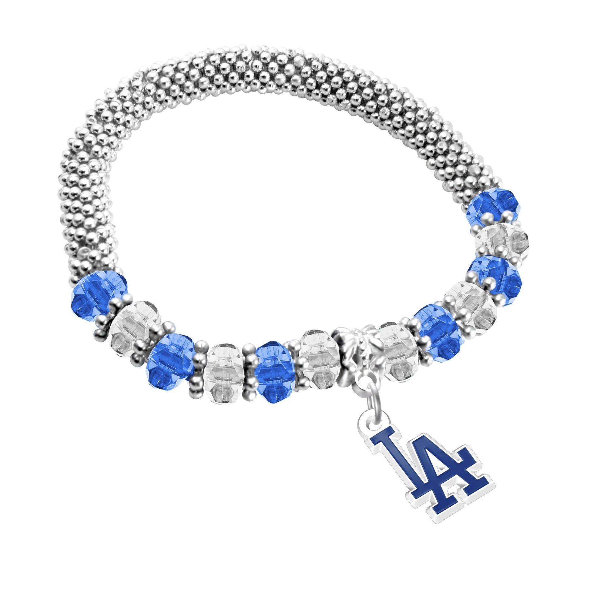 MLB 2-Tone Bangle Bracelet - Gamedays Gear - Los Angeles Dodgers