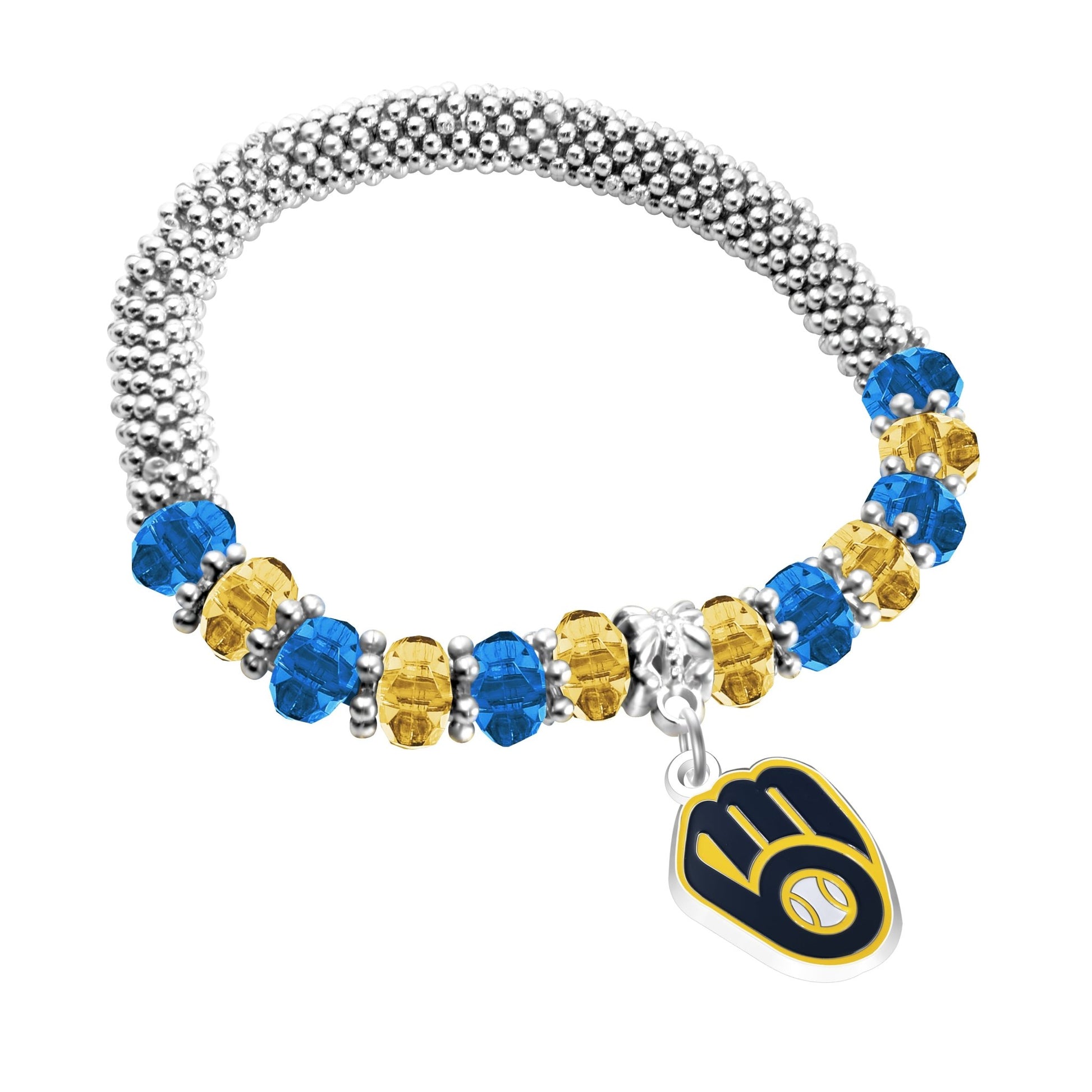 MLB 2-Tone Bangle Bracelet - Gamedays Gear - Milwaukee Brewers