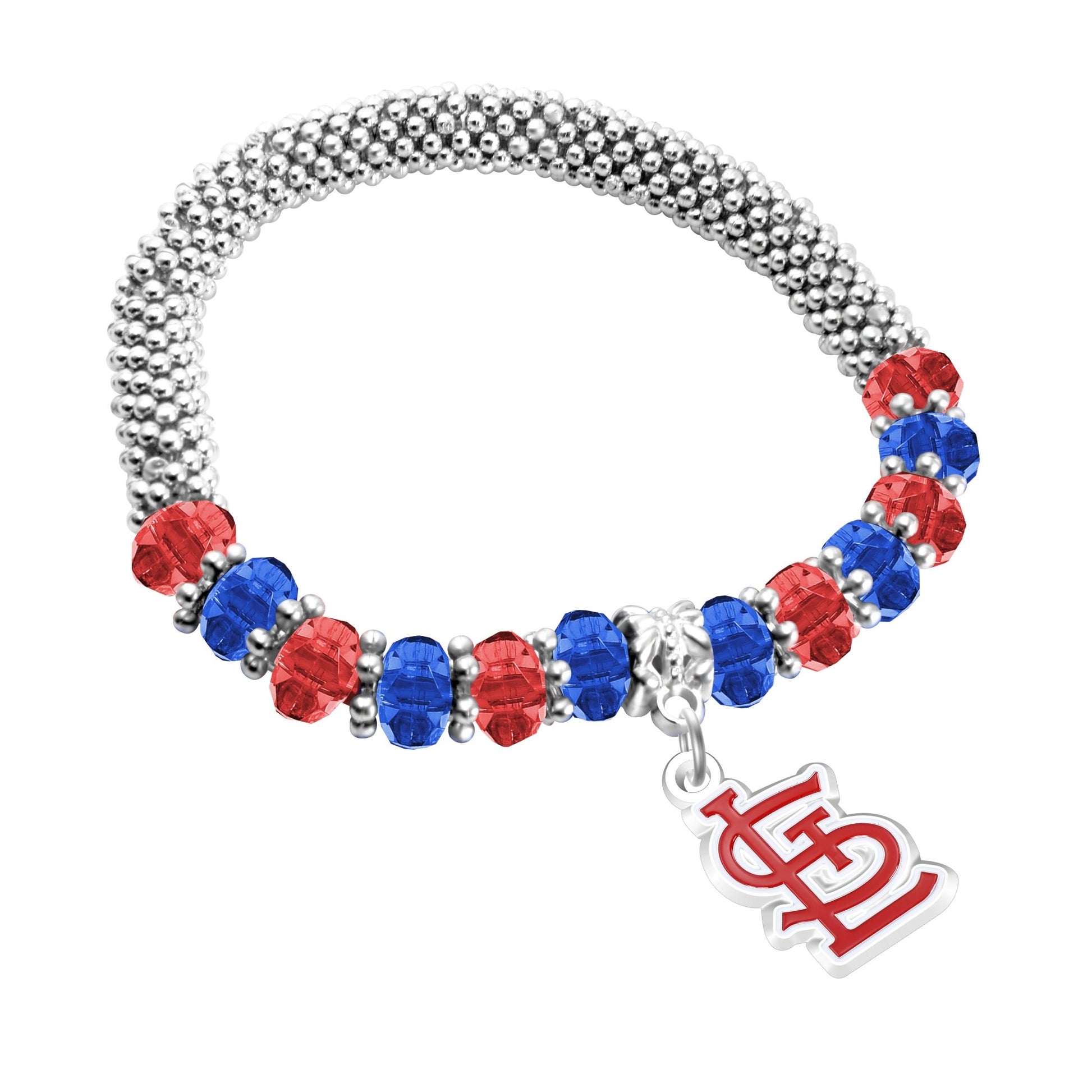 MLB 2-Tone Bangle Bracelet - Gamedays Gear - St. Louis Cardinals