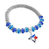 Toronto Blue Jays 2-Tone Bangle Bracelet