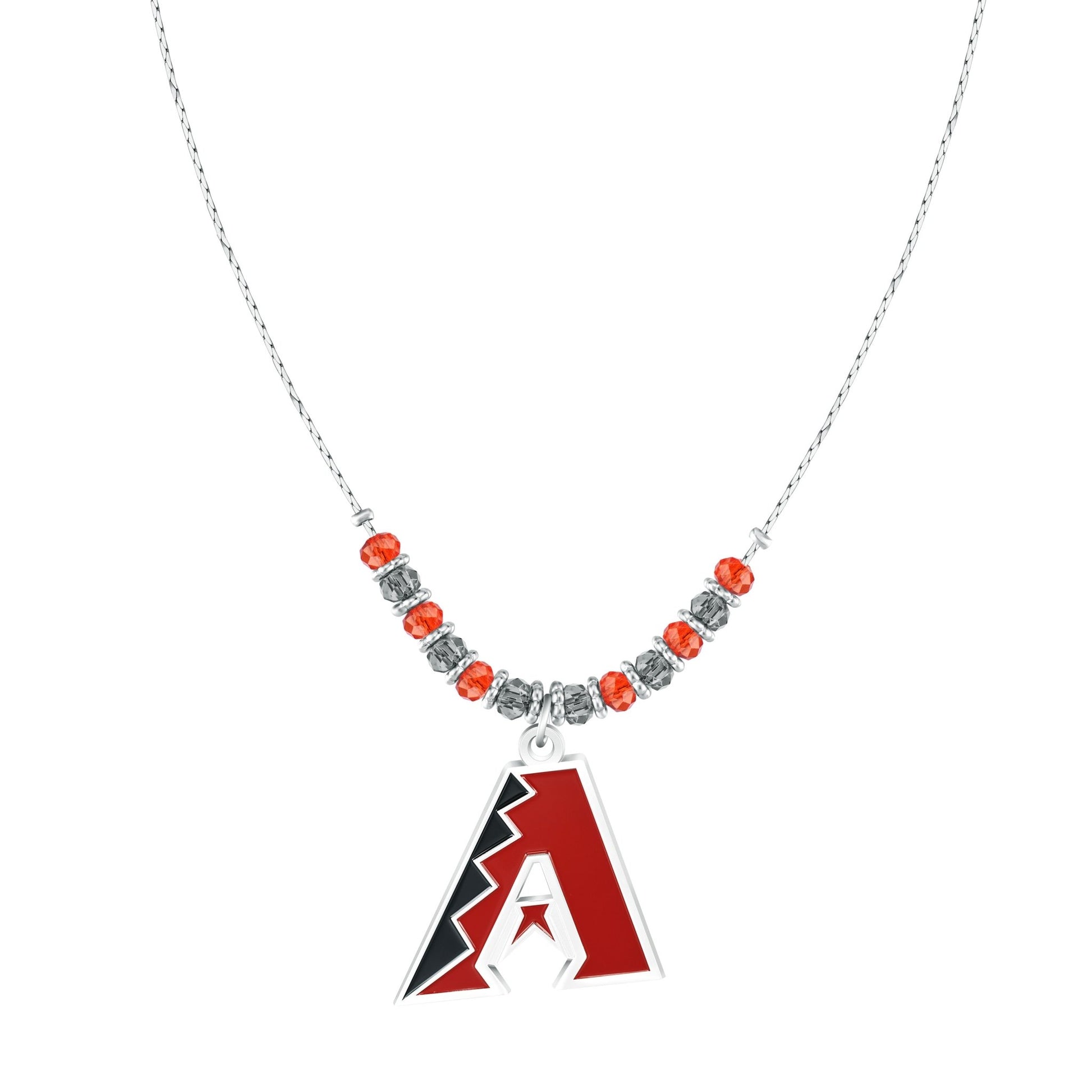 MLB Beaded Cobra Chain Necklace - Gamedays Gear - Arizona Diamondbacks