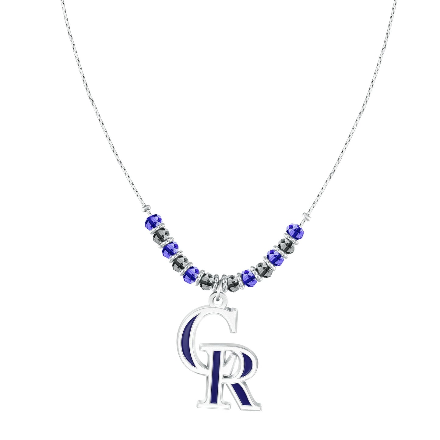 MLB Beaded Cobra Chain Necklace - Gamedays Gear - Colorado Rockies