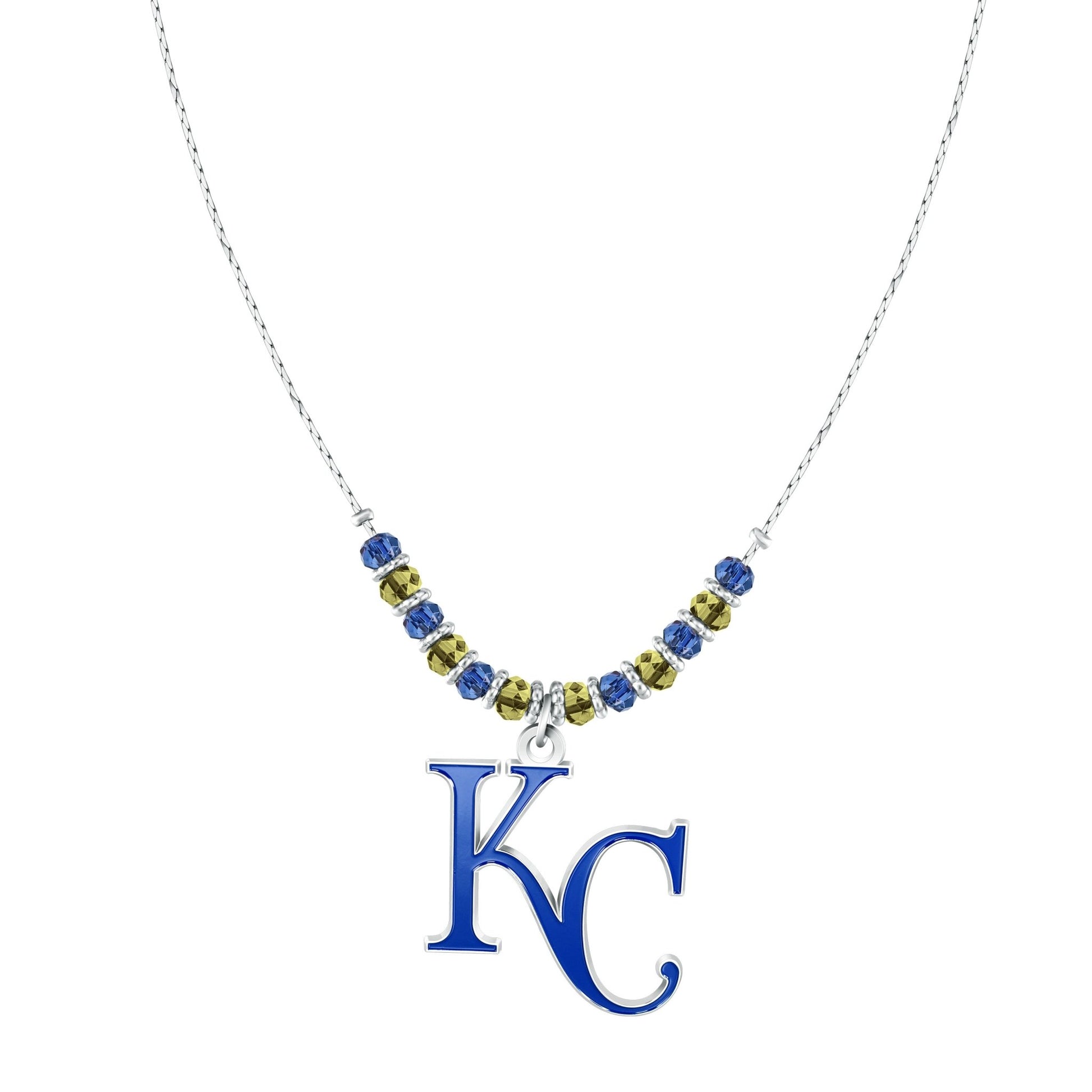 MLB Beaded Cobra Chain Necklace - Gamedays Gear - Kansas City Royals