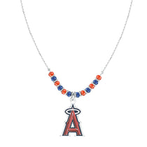 Los Angeles Angels Beaded Cobra Chain Necklace