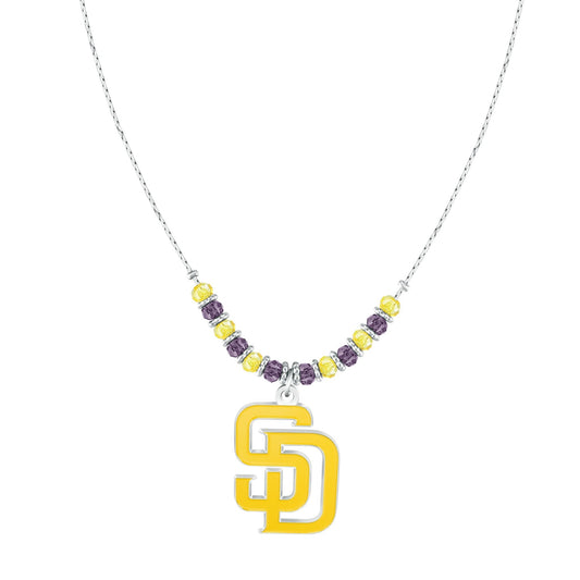 MLB Beaded Cobra Chain Necklace - Gamedays Gear - New York Yankees