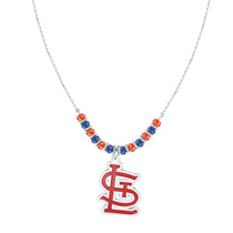St. Louis Cardinals Beaded Cobra Chain Necklace