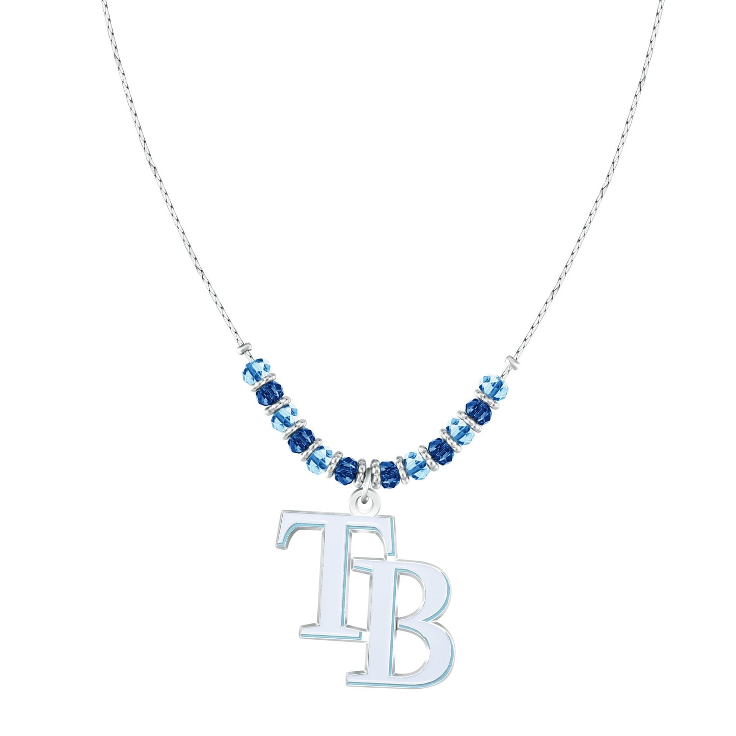 MLB Beaded Cobra Chain Necklace - Gamedays Gear - Tampa Bay Rays