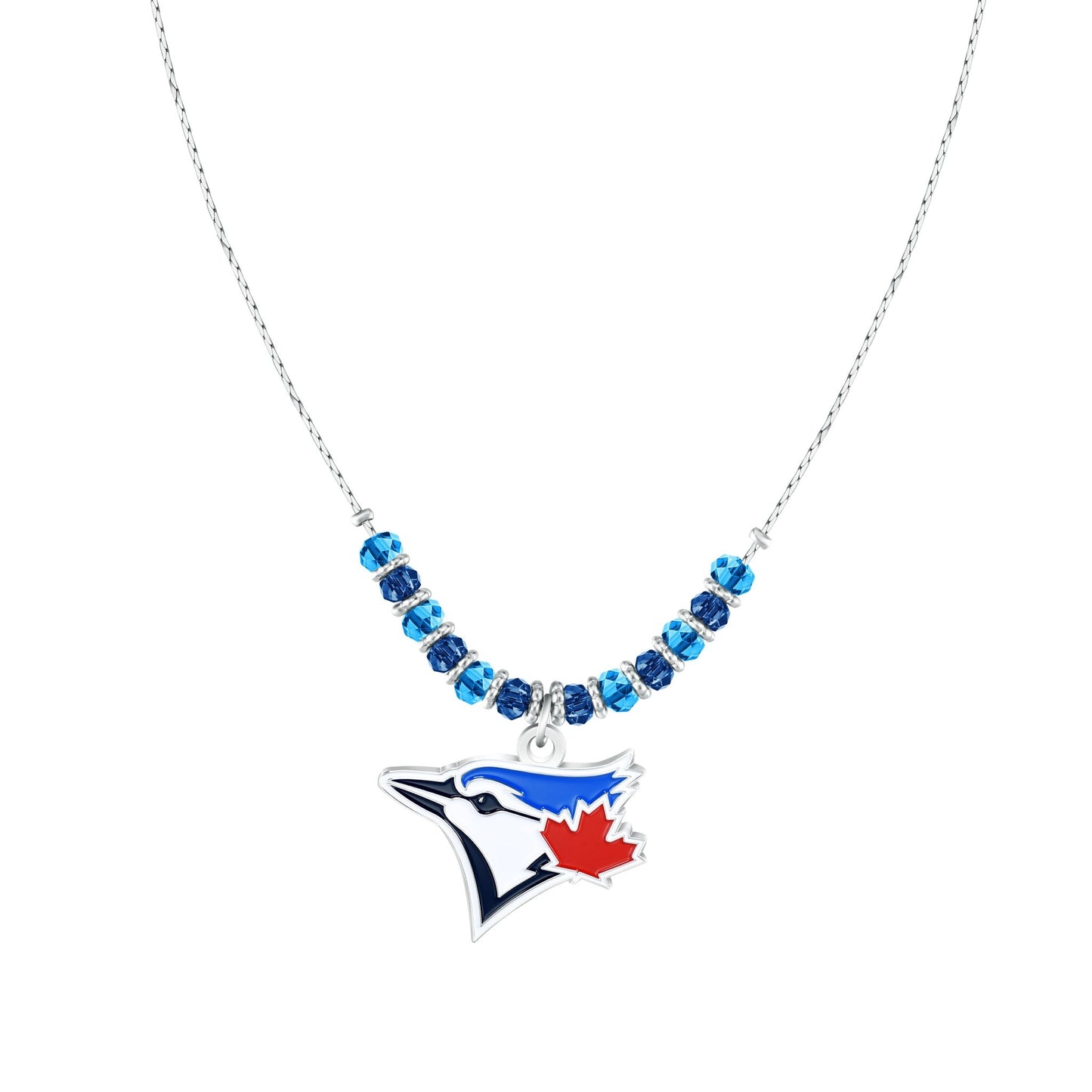 MLB Beaded Cobra Chain Necklace - Gamedays Gear - Toronto Blue Jays