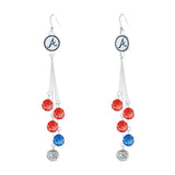 Gamedays Gear MLB Beaded Dangle Earrings E052 - 2002