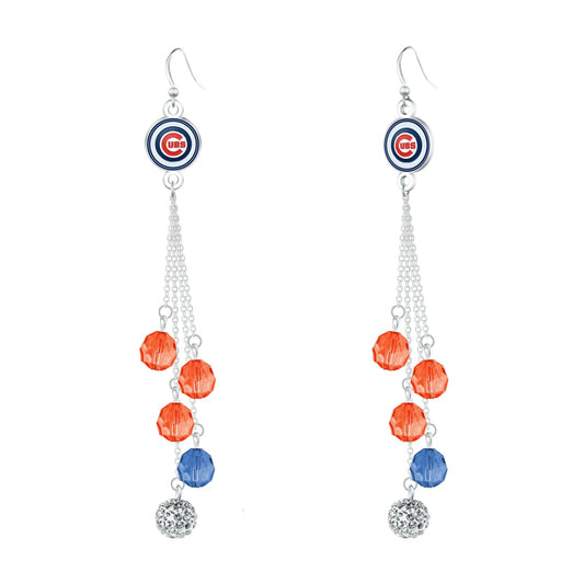 MLB Beaded Dangle Earrings - Gamedays Gear - Los Angeles Dodgers