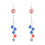 Gamedays Gear MLB Beaded Dangle Earrings E052 - 2008