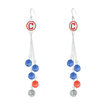 Cleveland Guardians Beaded Dangle Earrings