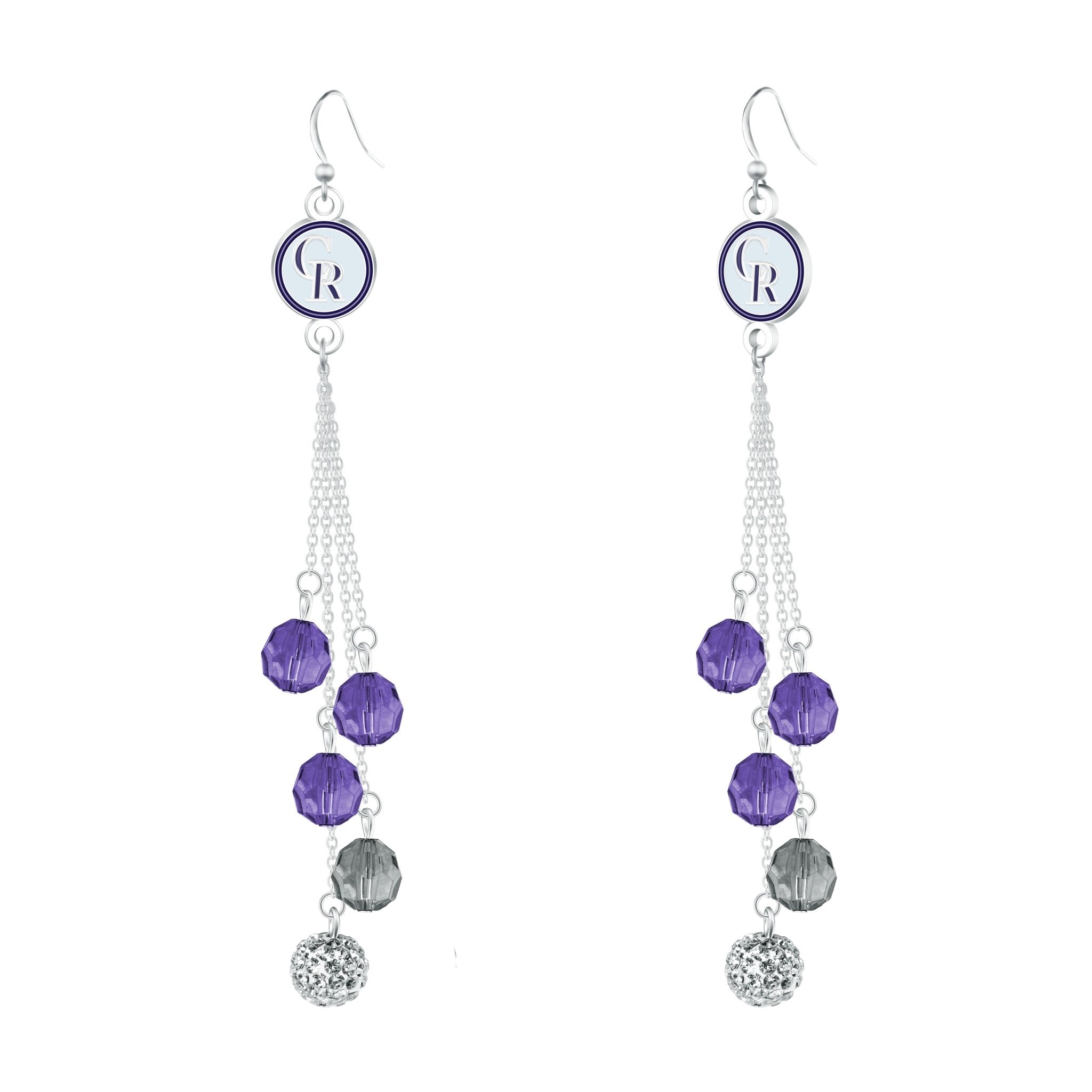 Gamedays Gear MLB Beaded Dangle Earrings E052 - 2009