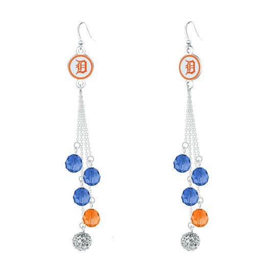 MLB Beaded Dangle Earrings - Gamedays Gear - Los Angeles Dodgers