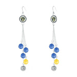 Gamedays Gear MLB Beaded Dangle Earrings E052 - 2016
