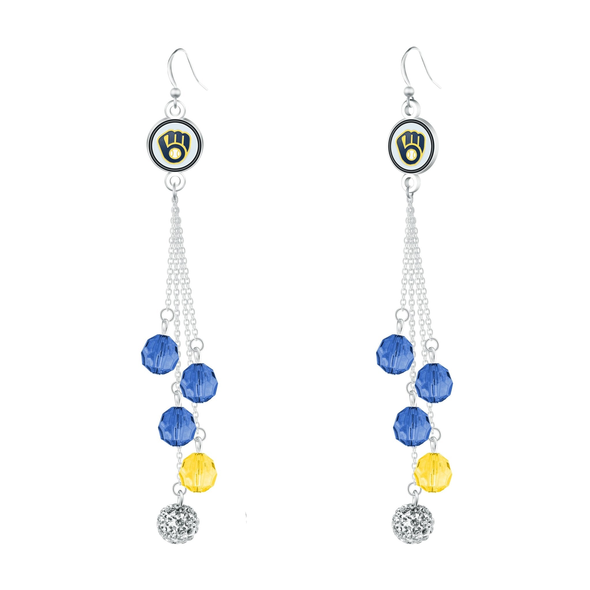 Gamedays Gear MLB Beaded Dangle Earrings E052 - 2016