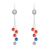 Gamedays Gear MLB Beaded Dangle Earrings E052 - 2017