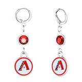 Gamedays Gear MLB Beaded Dangle Hoop Earrings E038 - 2001