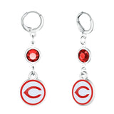 Gamedays Gear MLB Beaded Dangle Hoop Earrings E038 - 2007