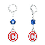 Gamedays Gear MLB Beaded Dangle Hoop Earrings E038 - 2008