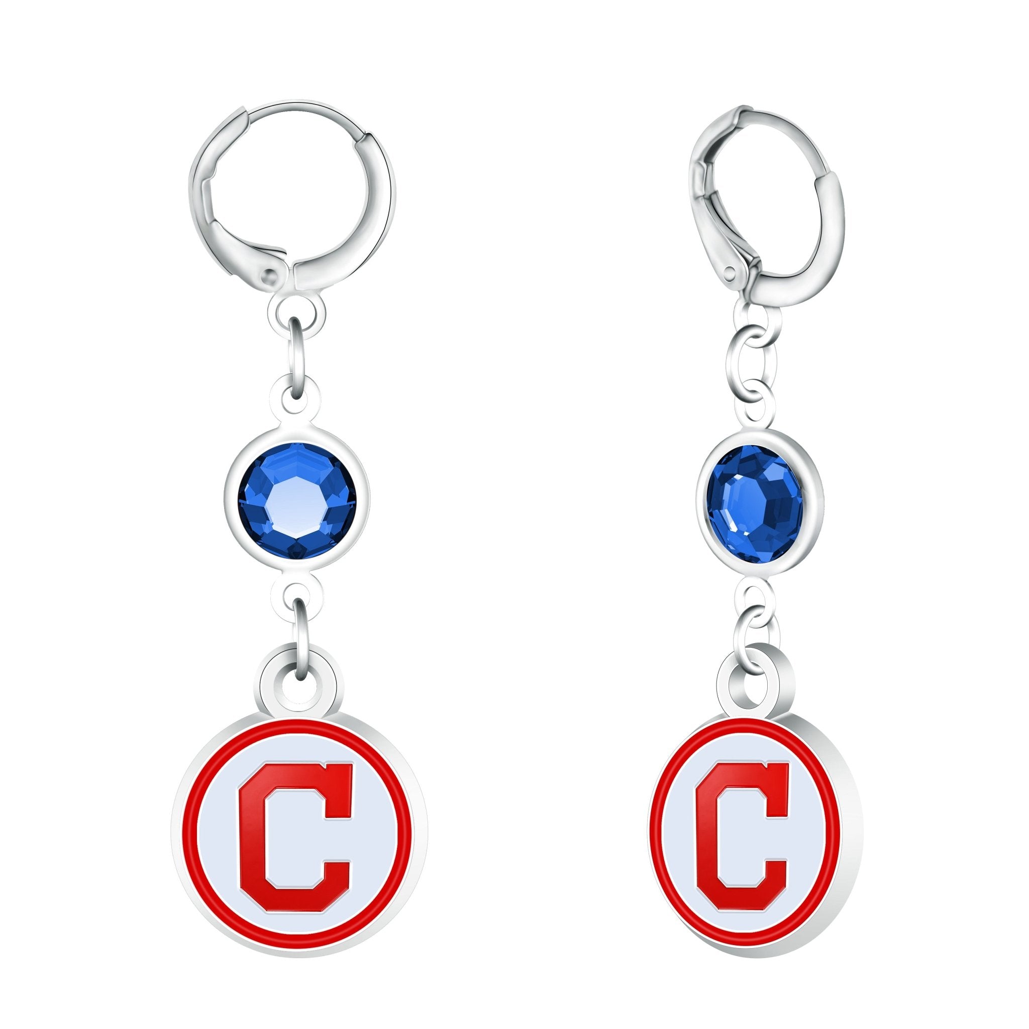 Gamedays Gear MLB Beaded Dangle Hoop Earrings E038 - 2008