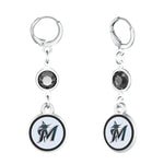 Gamedays Gear MLB Beaded Dangle Hoop Earrings E038 - 2011