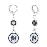 Gamedays Gear MLB Beaded Dangle Hoop Earrings E038 - 2011