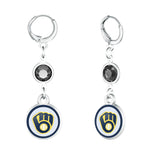 Gamedays Gear MLB Beaded Dangle Hoop Earrings E038 - 2016