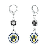 Gamedays Gear MLB Beaded Dangle Hoop Earrings E038 - 2016