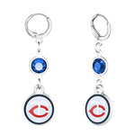 Gamedays Gear MLB Beaded Dangle Hoop Earrings E038 - 2017