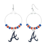 Gamedays Gear MLB Beaded Hoop Earrings E039 - 2002