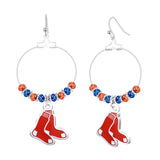 Gamedays Gear MLB Beaded Hoop Earrings E039 - 2004
