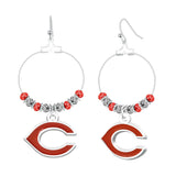 Gamedays Gear MLB Beaded Hoop Earrings E039 - 2007