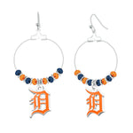 Gamedays Gear MLB Beaded Hoop Earrings E039 - 2010