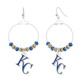Gamedays Gear MLB Beaded Hoop Earrings E039 - 2013