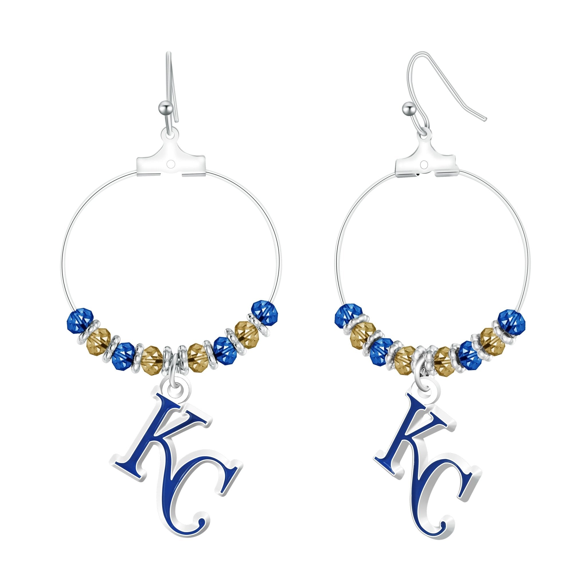Gamedays Gear MLB Beaded Hoop Earrings E039 - 2013