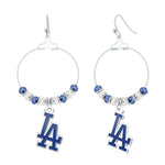 Gamedays Gear MLB Beaded Hoop Earrings E039 - 2015