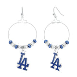 Gamedays Gear MLB Beaded Hoop Earrings E039 - 2015