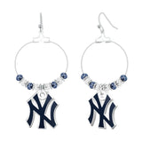 Gamedays Gear MLB Beaded Hoop Earrings E039 - 2019