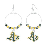 Gamedays Gear MLB Beaded Hoop Earrings E039 - 2020